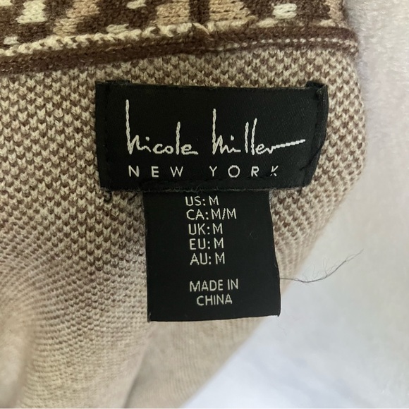 Nicole Miller Thick Cardigan with Pockets Size Medium Women’s - Picture 3 of 4